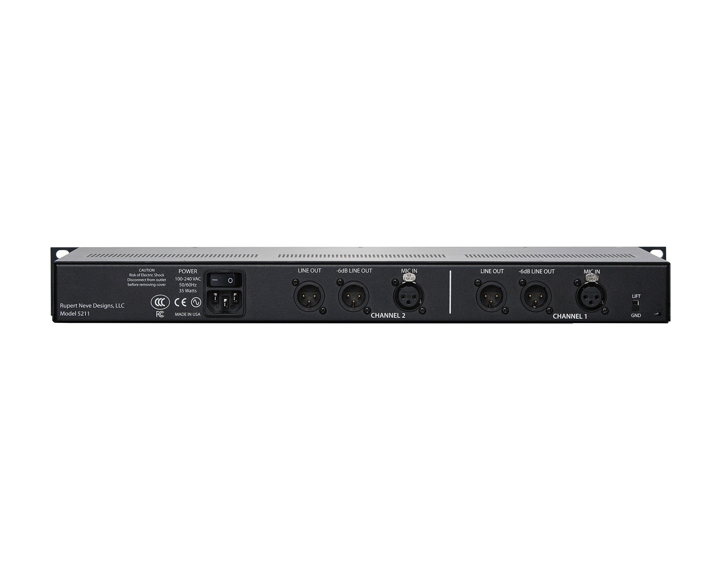 Rupert Neve 5211 2-Channel Mic Preamp
