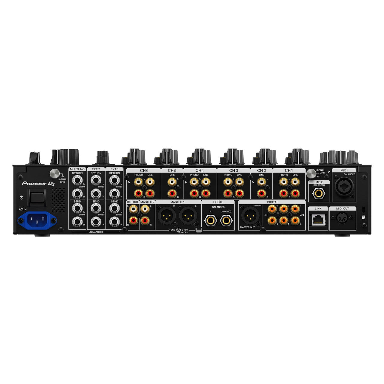 Pioneer DJ DJM-V10-LF 6-Channel Professional DJ Mixer With Long Fader
