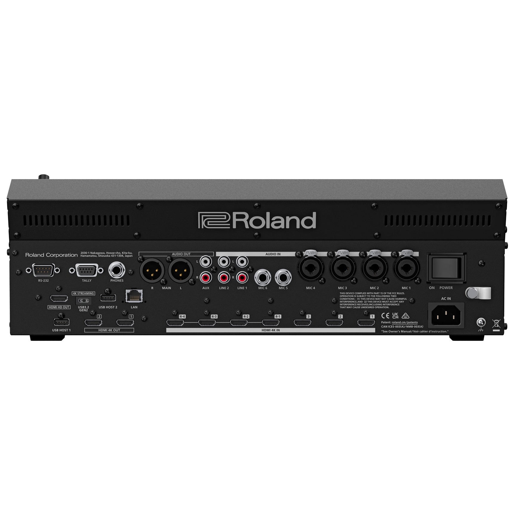 Roland VR-400UHD 4K Streaming AV Mixer