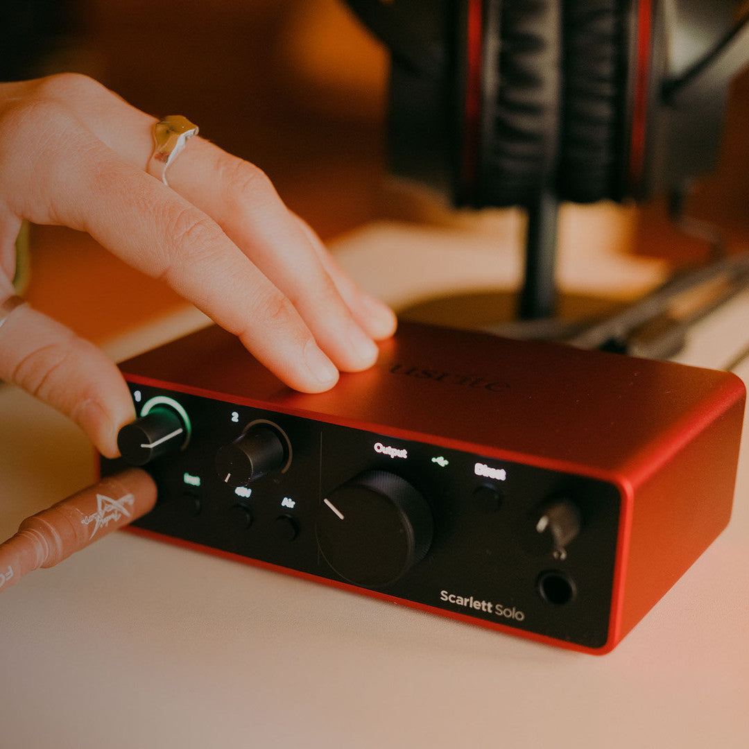 Focusrite Scarlett Solo 4th Gen USB-C Audio Interface