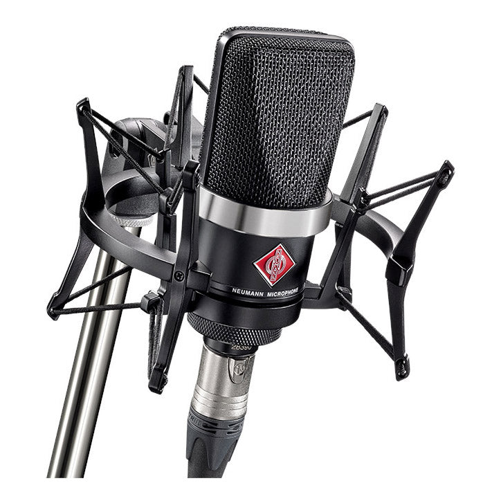 Neumann TLM 102 Studio Set Large Diaphragm Condenser Microphone | Color: Black