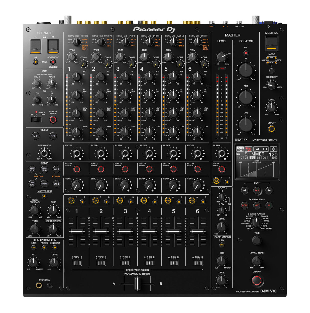 Pioneer DJ DJM-V10 6-Channel Professional DJ Mixer