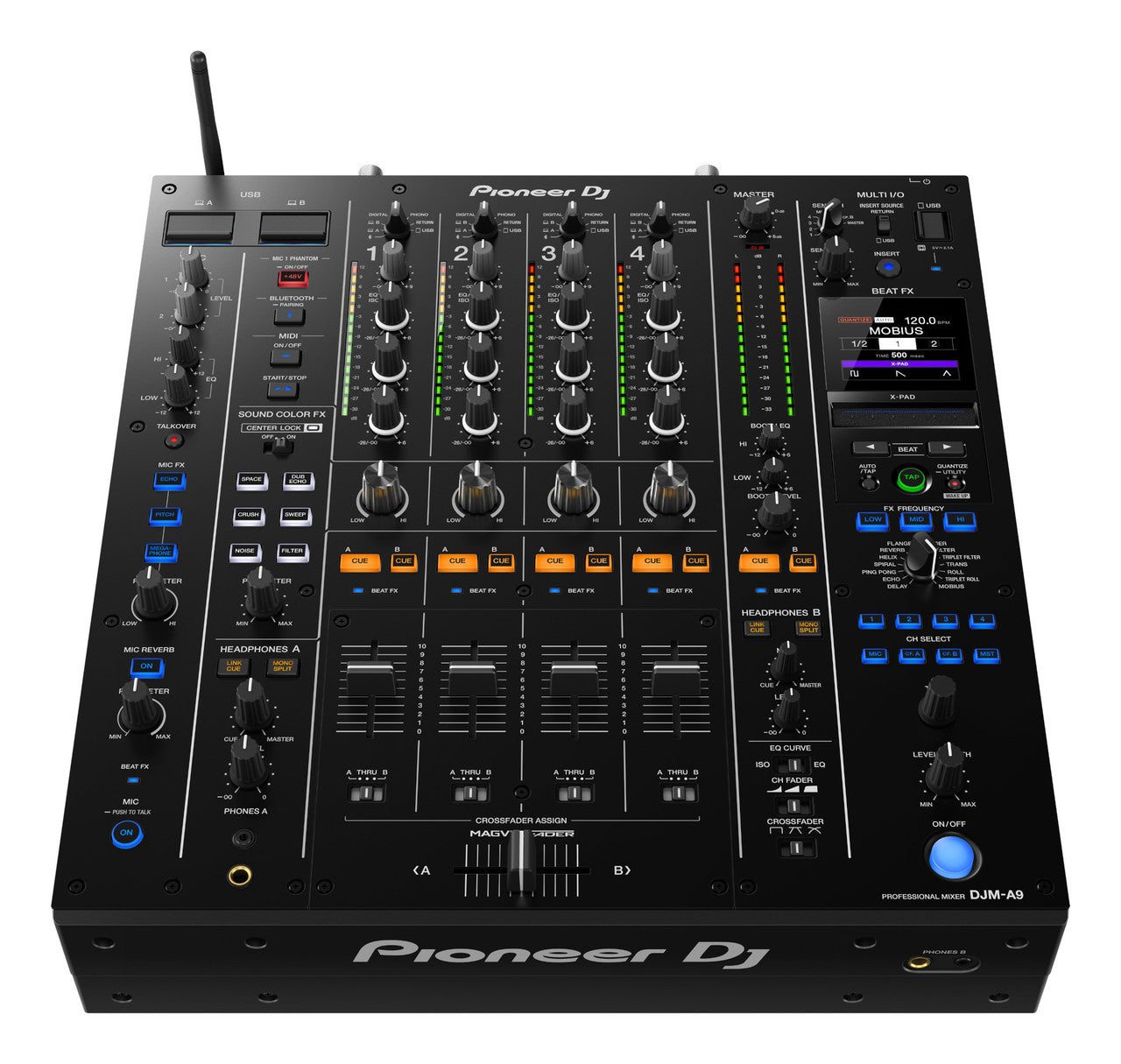 Pioneer DJ DJM-A9 4-Channel Professional DJ Mixer
