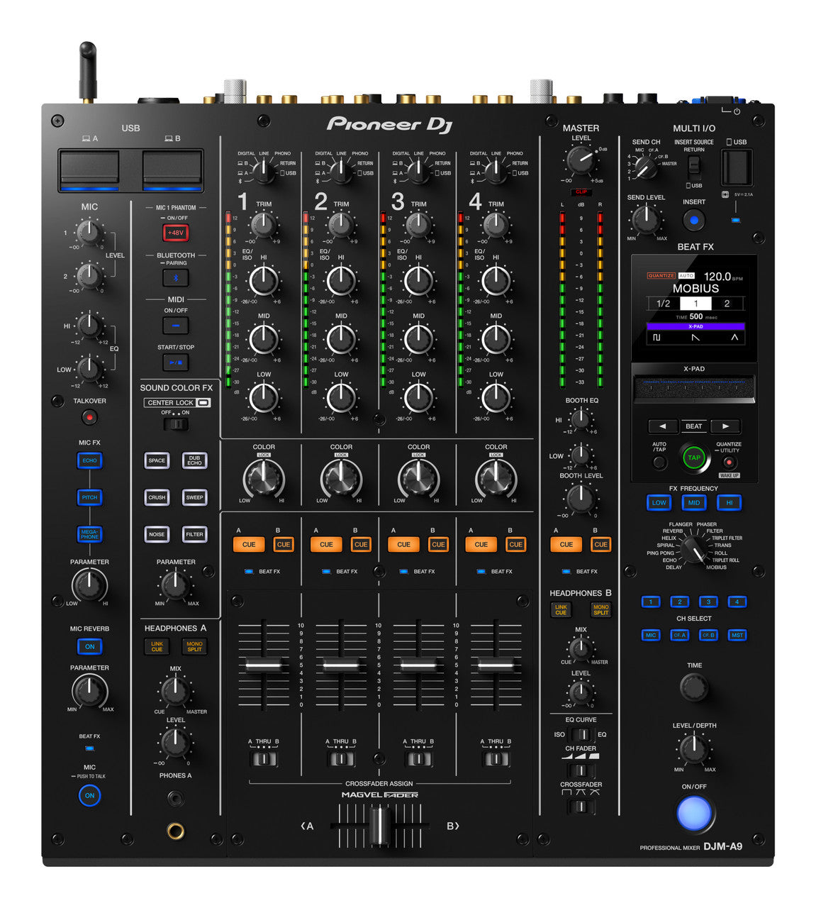 Pioneer DJ DJM-A9 4-Channel Professional DJ Mixer