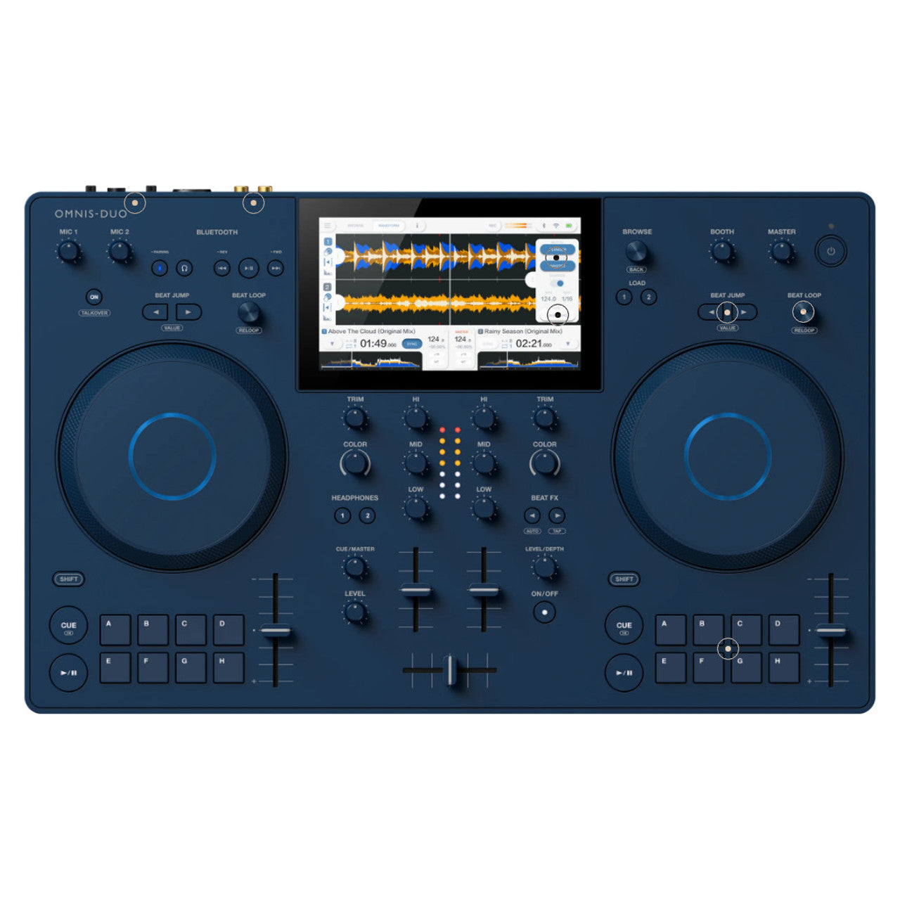 AlphaTheta OMNIS-DUO Portable All-In-One DJ System
