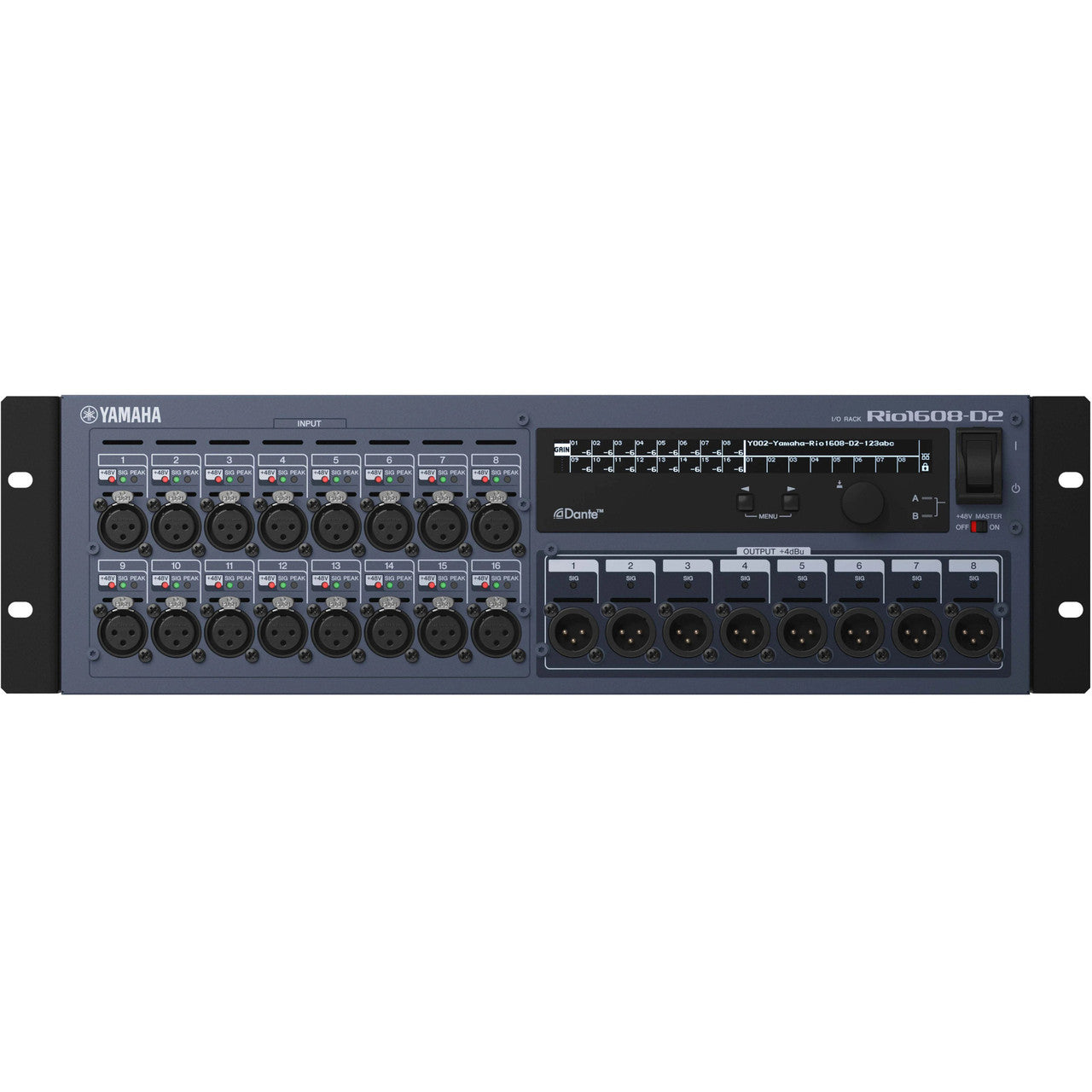Yamaha Rio1608-D2 Dante Stage Box