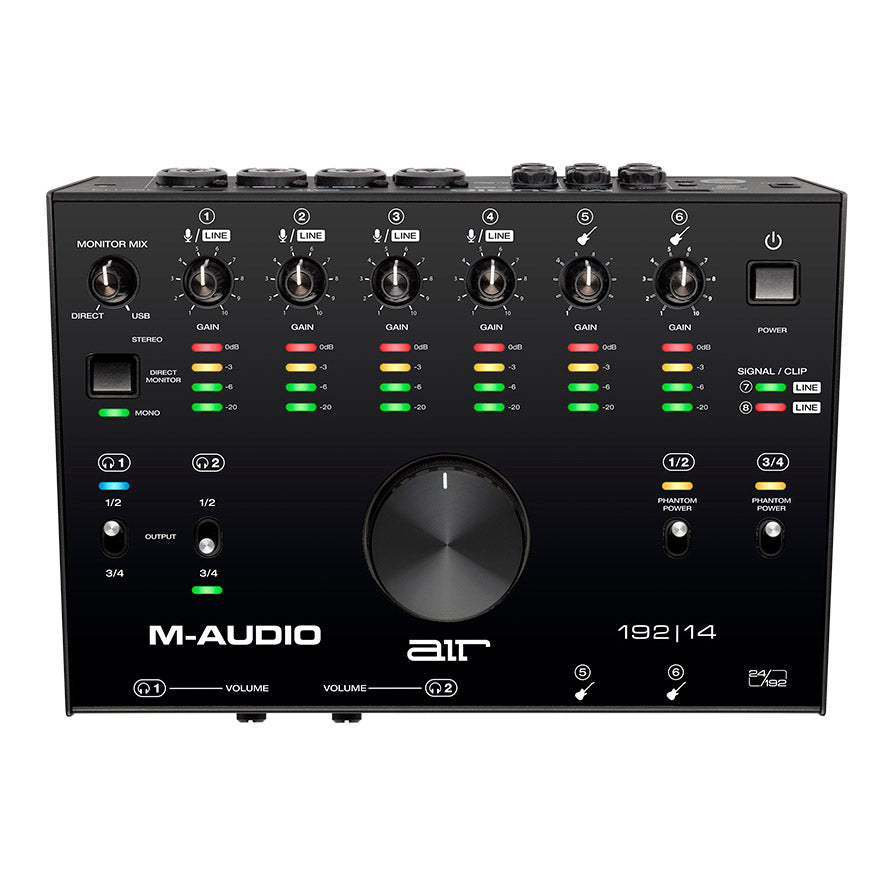 M-Audio AIR192|14 8-In/4-Out 24/192 USB Audio Interface