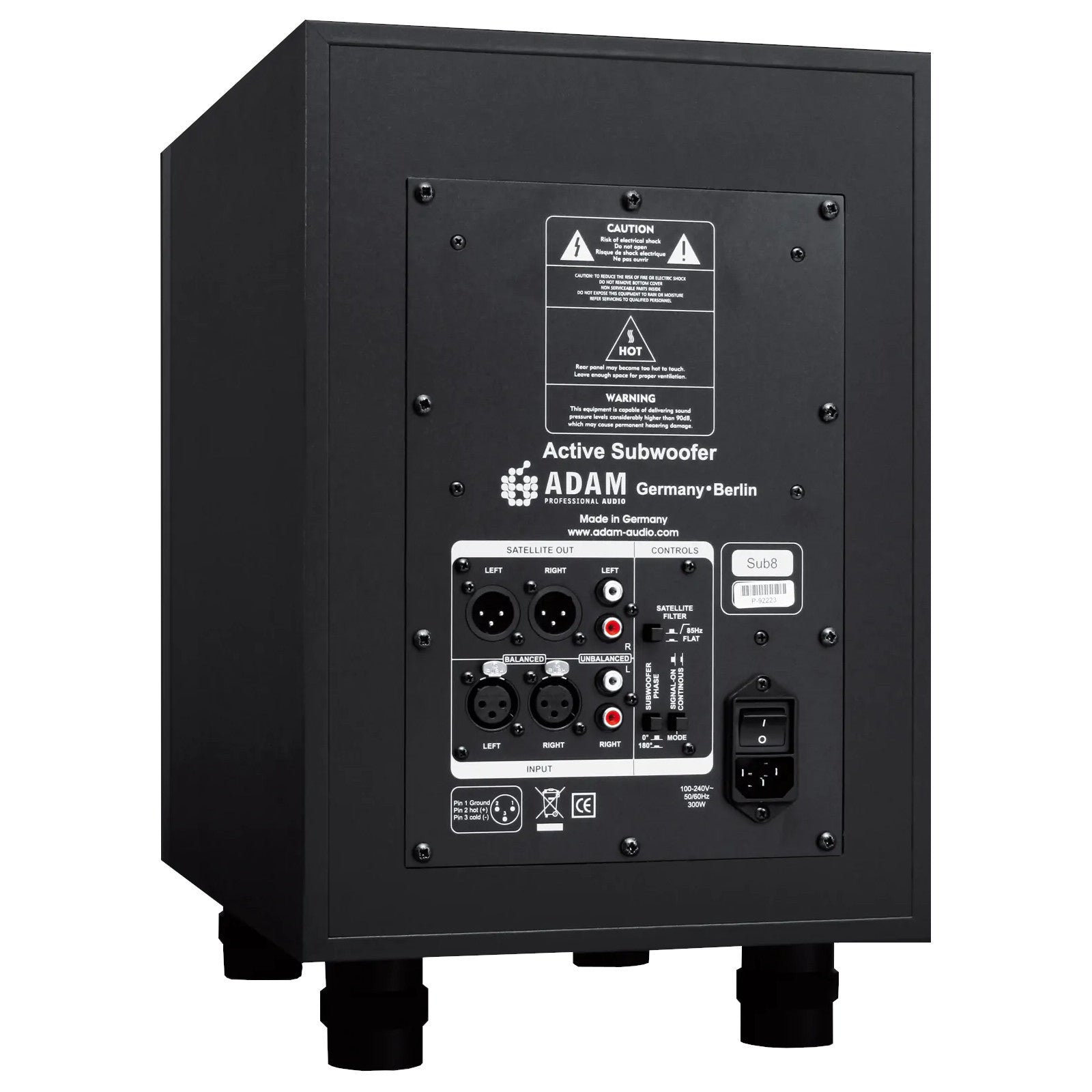 ADAM Audio Sub8 Studio Subwoofer